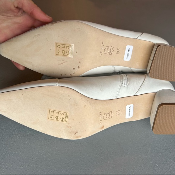 NEW IVY CITY CO White Ankle Boots - Picture 7 of 16